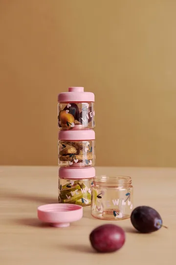 Barattoli per alimenti per bambini Dominique 100 ml confezione da 4 - Cherry heart-Rosey - Liewood