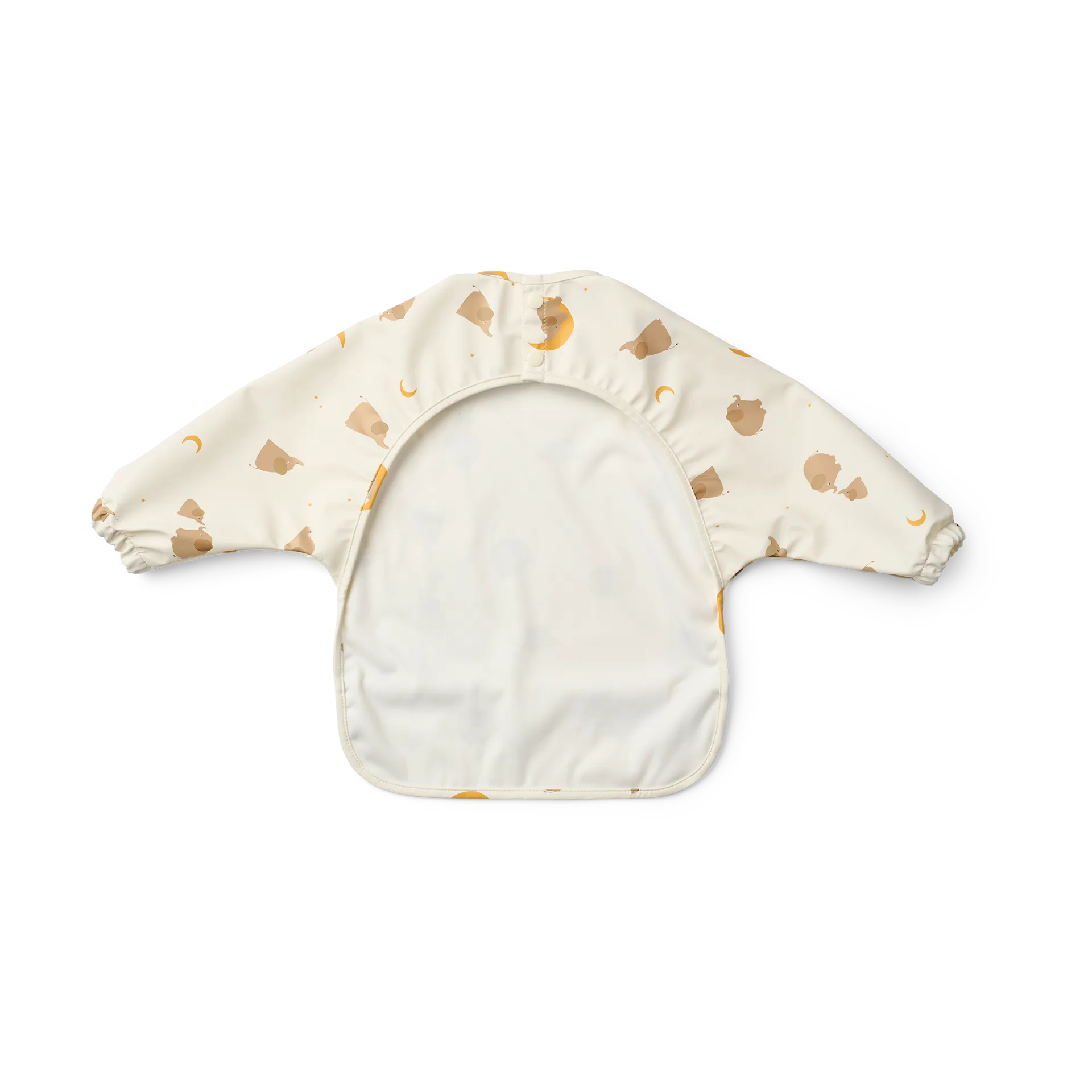 Bavaglino con maniche Merle, Elephant-Creme de la creme Liewood