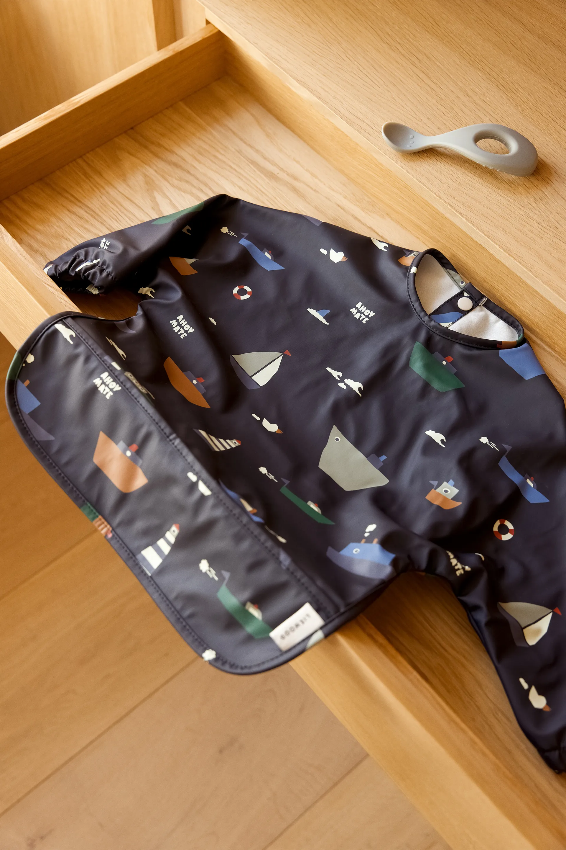 Bavaglino con maniche Merle, Sailing-classic navy Liewood