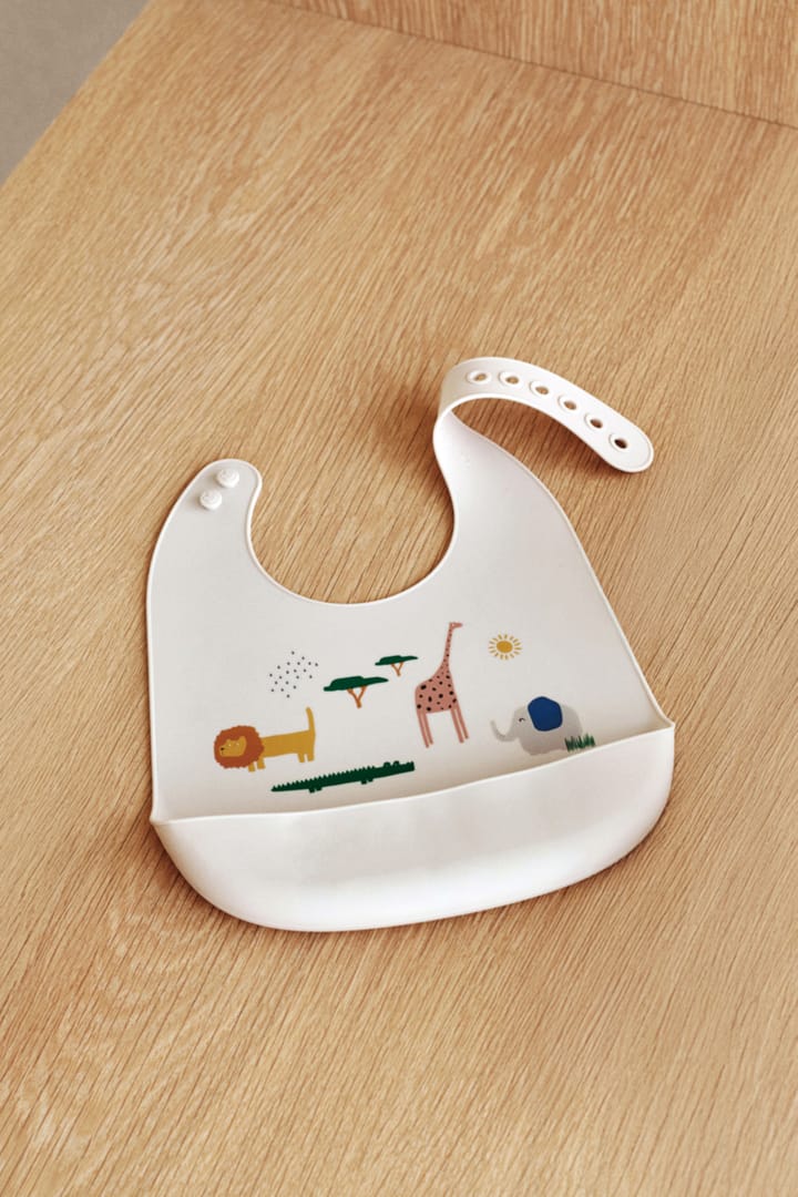 Bavaglino in silicone Tilda confezione da 2, Safari sandy mix Liewood