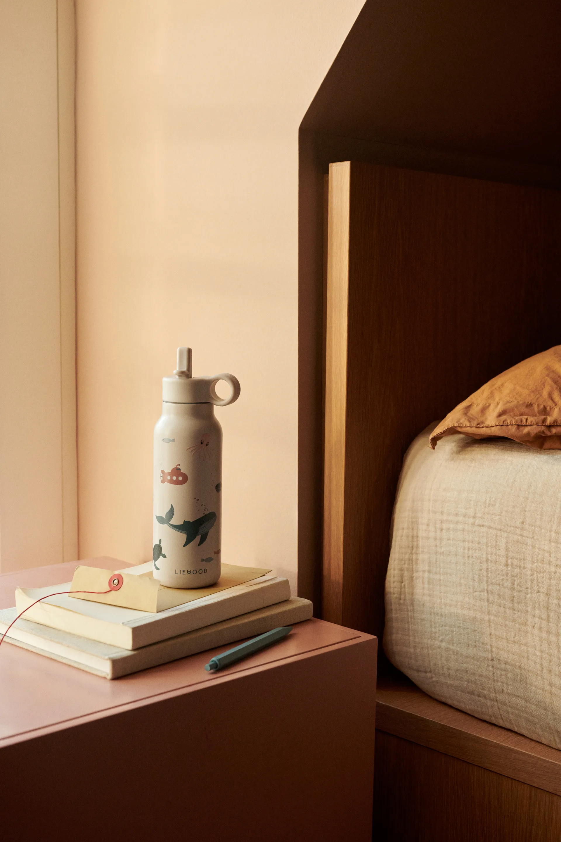 Borraccia per acqua Falk 35 cl, Sea creature-Sandy Liewood