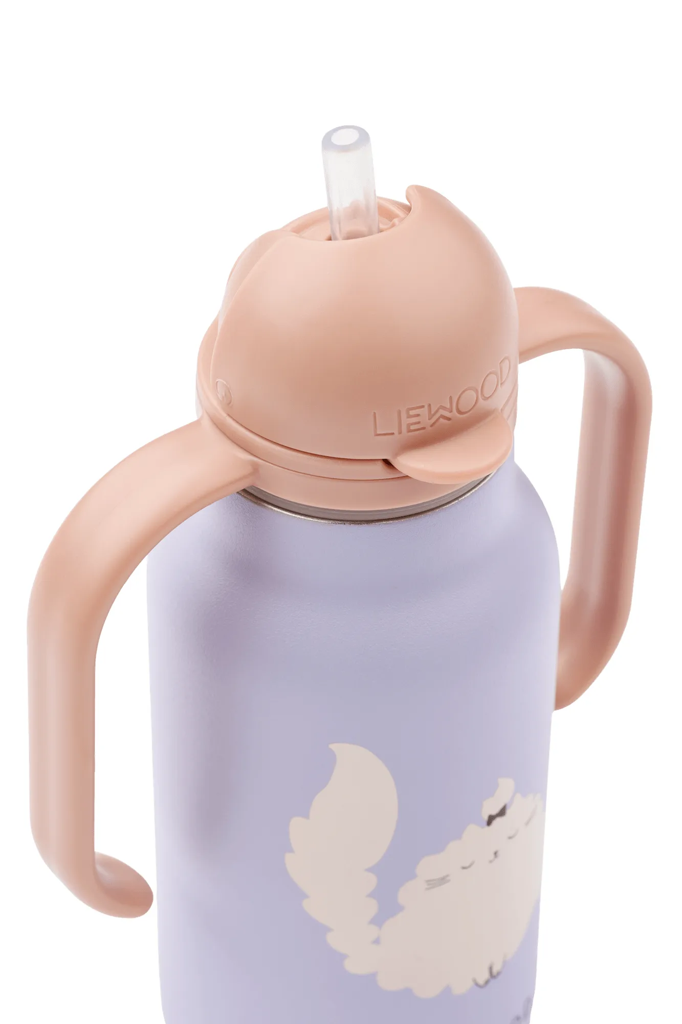 Borraccia per acqua Kimmie 25 cl, Cat-Warm lilac Liewood