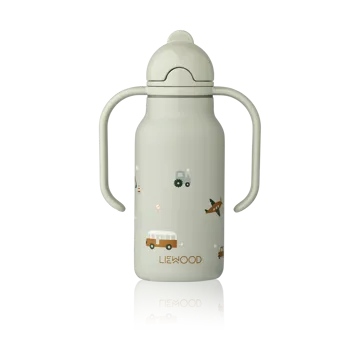 Borraccia per acqua Kimmie 25 cl - Vehicles-Dove blue - Liewood