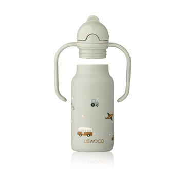 Borraccia per acqua Kimmie 25 cl - Vehicles-Dove blue - Liewood