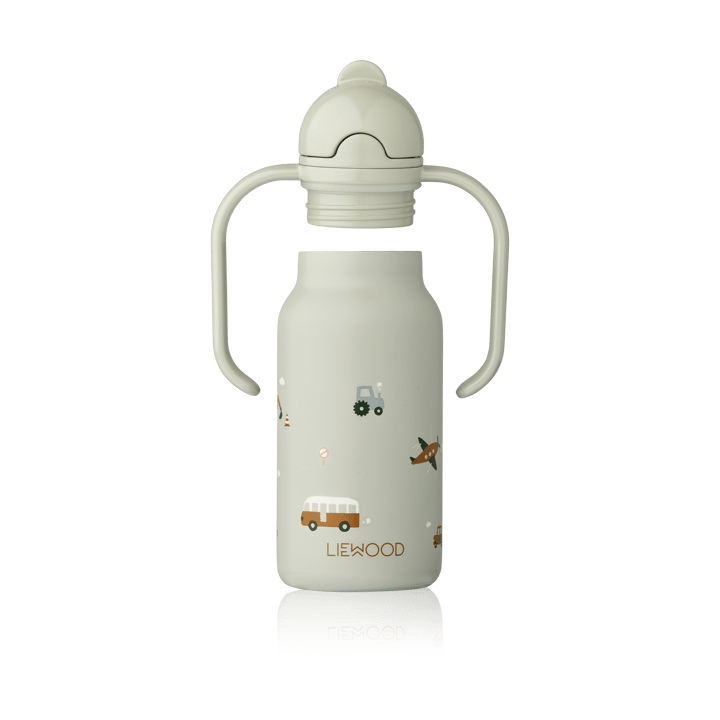 Borraccia per acqua Kimmie 25 cl, Vehicles-Dove blue Liewood