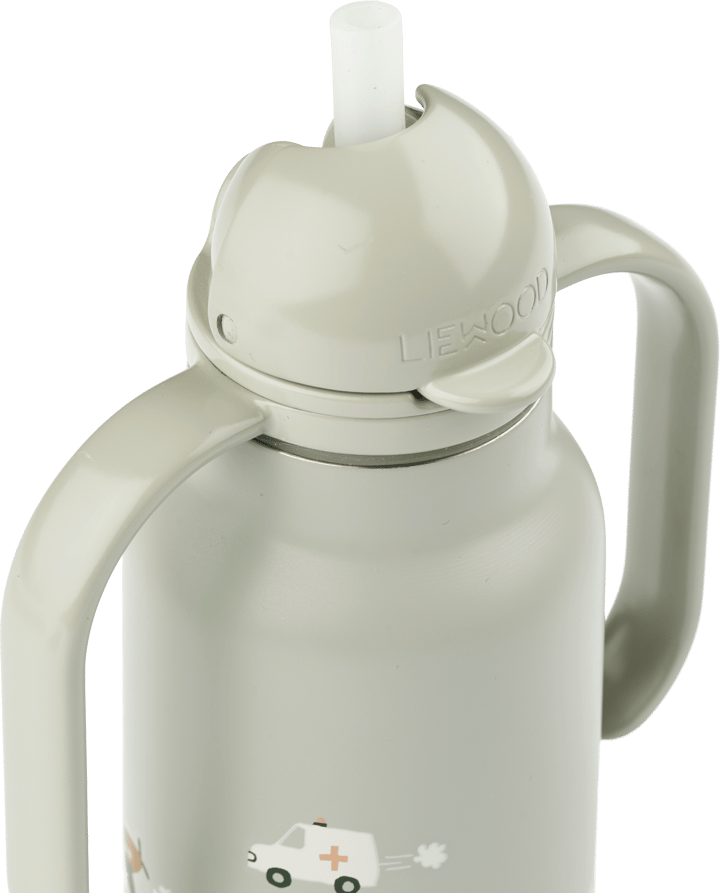 Borraccia per acqua Kimmie 25 cl, Vehicles-Dove blue Liewood