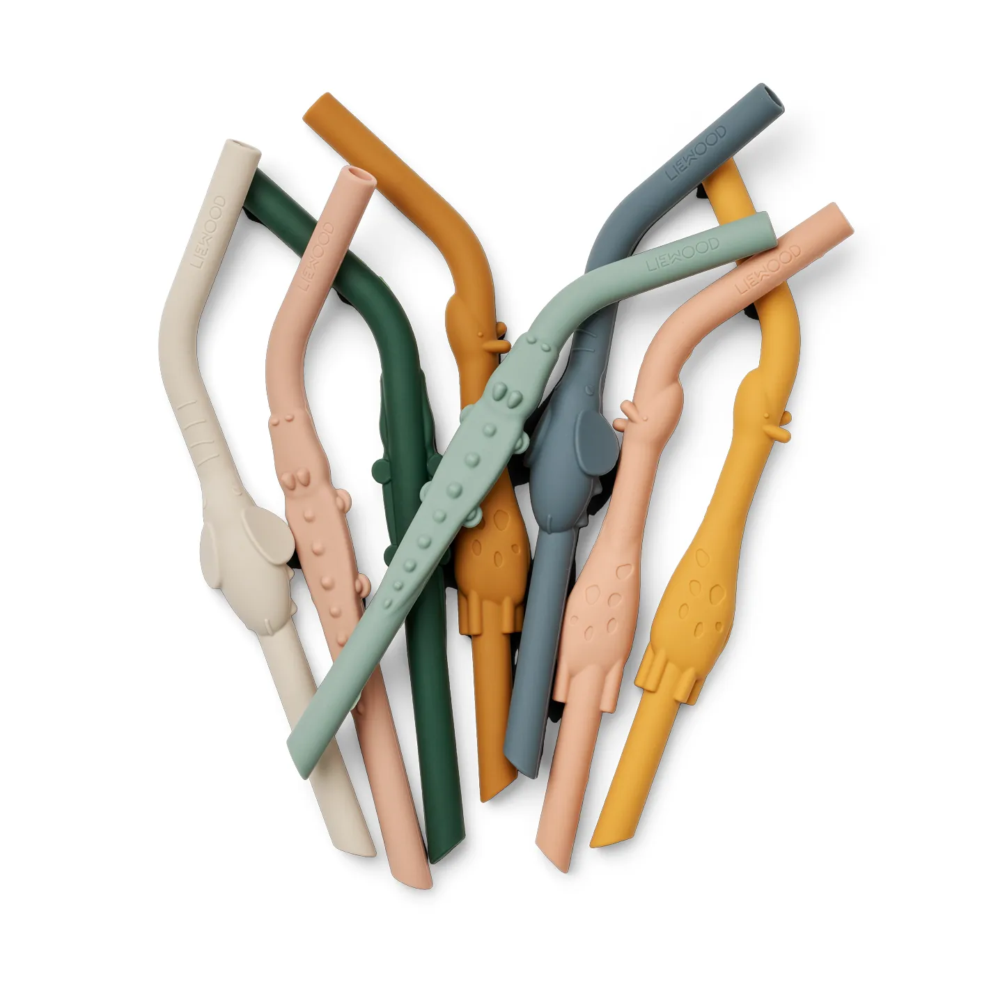 Cannucce Carlson All Together 8 pezzi, Yellow mellow multi mix Liewood