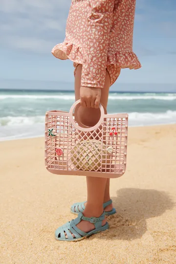 Cesto Samantha con ciondoli - Rosa - Liewood