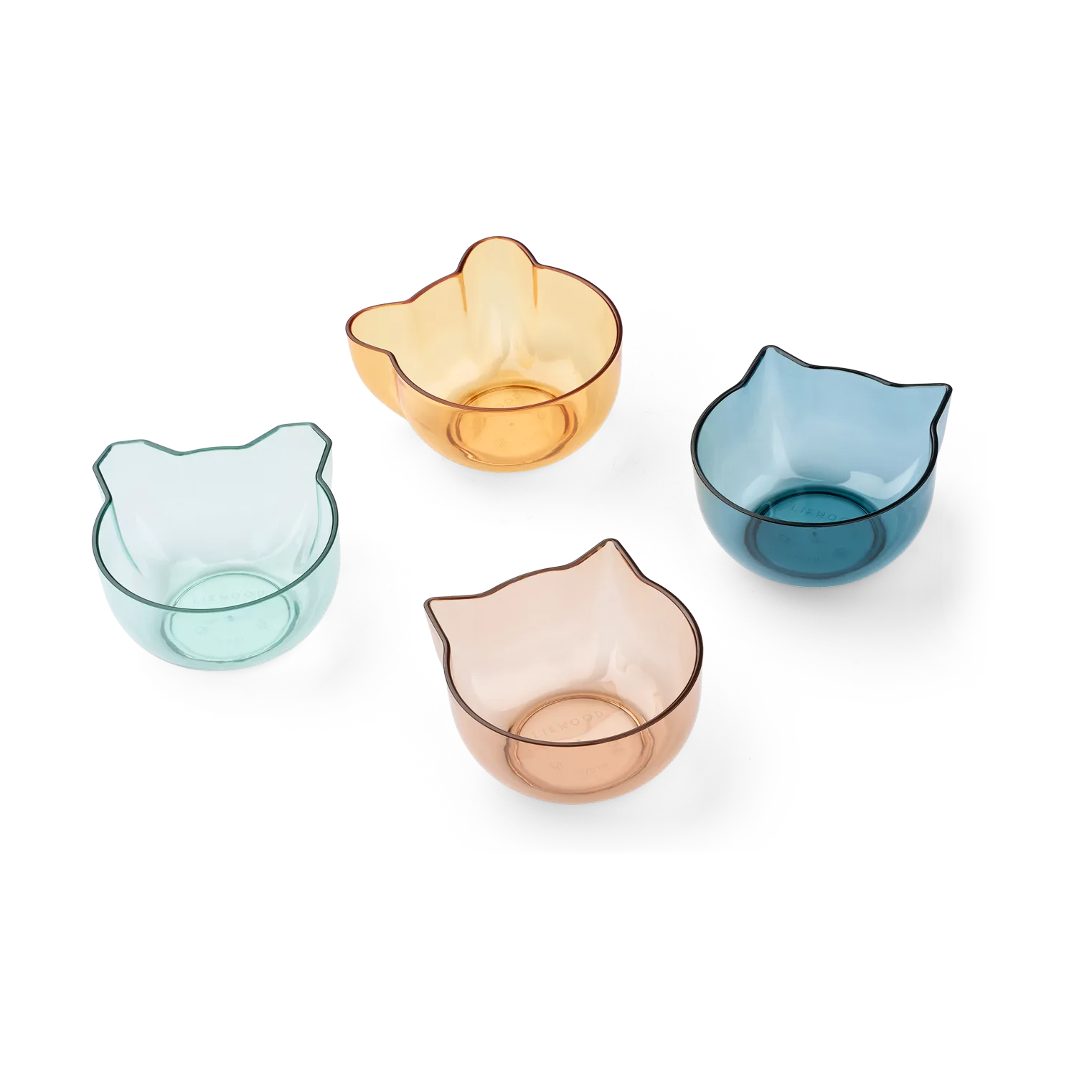 Ciotola 27,5 cl Berno Tritan 4 pezzi, Indigo multi mix Liewood