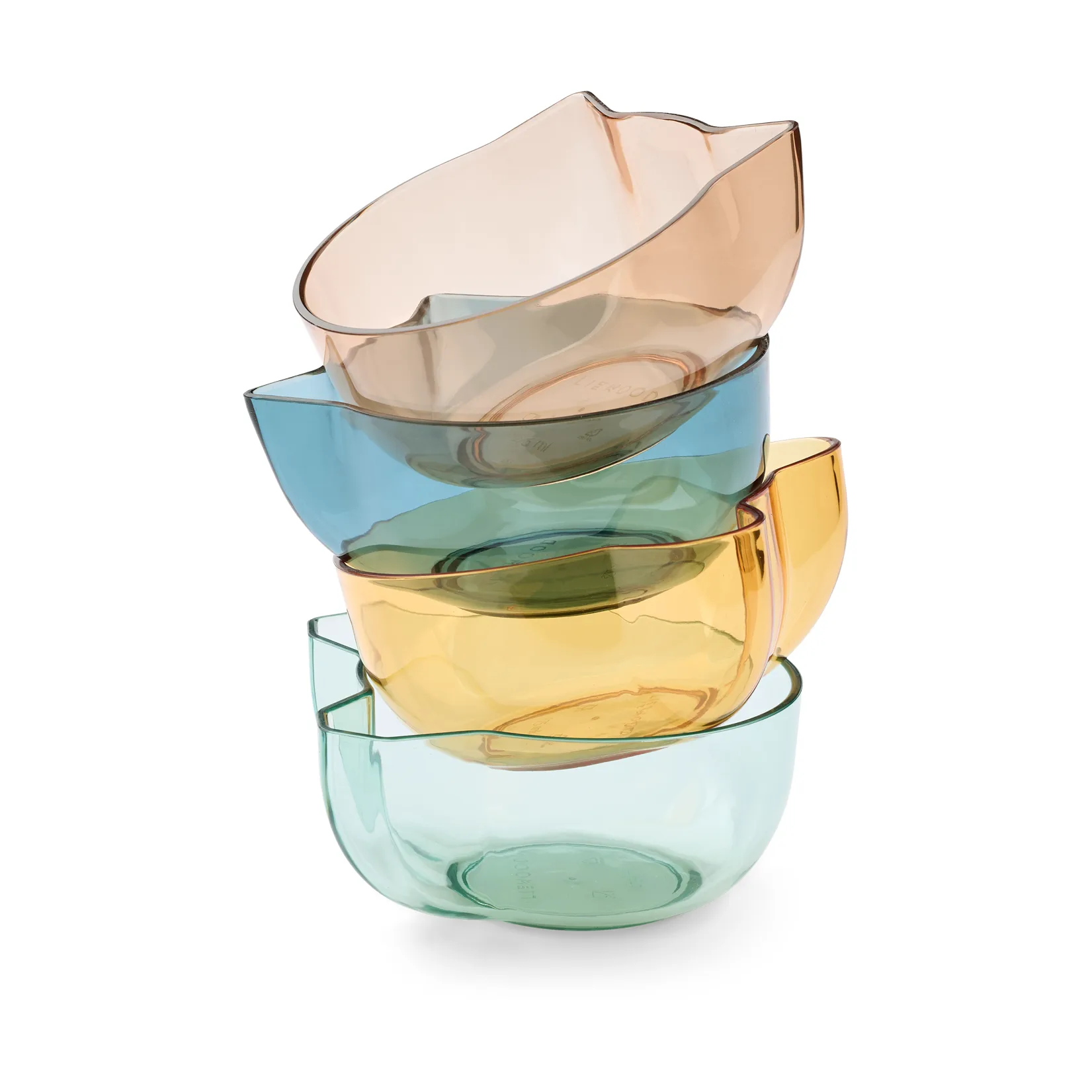 Ciotola 27,5 cl Berno Tritan 4 pezzi, Indigo multi mix Liewood