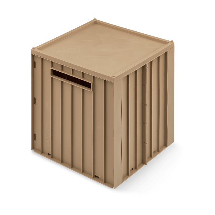 Contenitore con coperchio Elijah 31x31 cm - Avena - Liewood