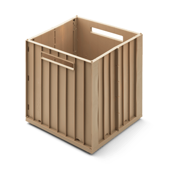 Contenitore con coperchio Elijah 31x31 cm - Avena - Liewood