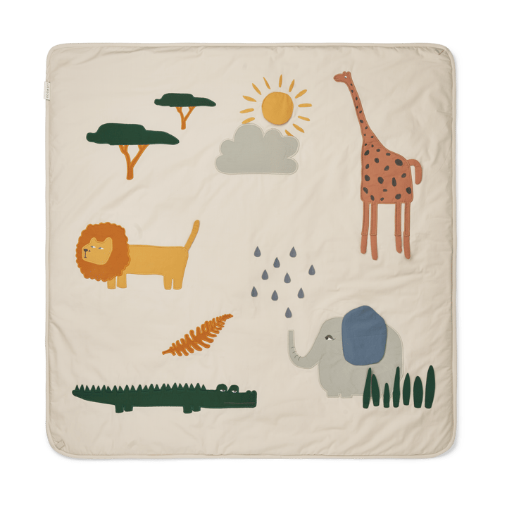 Coperta Glenn 110x110 cm - Safari sandy mix - Liewood