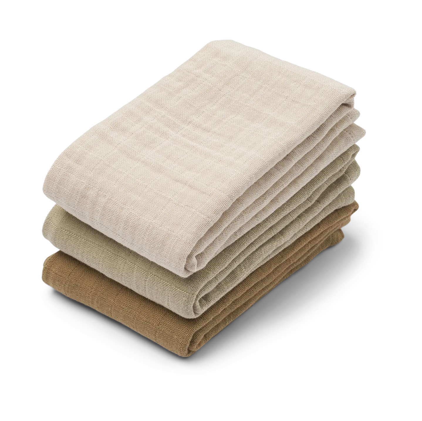Coperta in mussola Lewis 3 pezzi 65x65 cm, Sandy mix Liewood