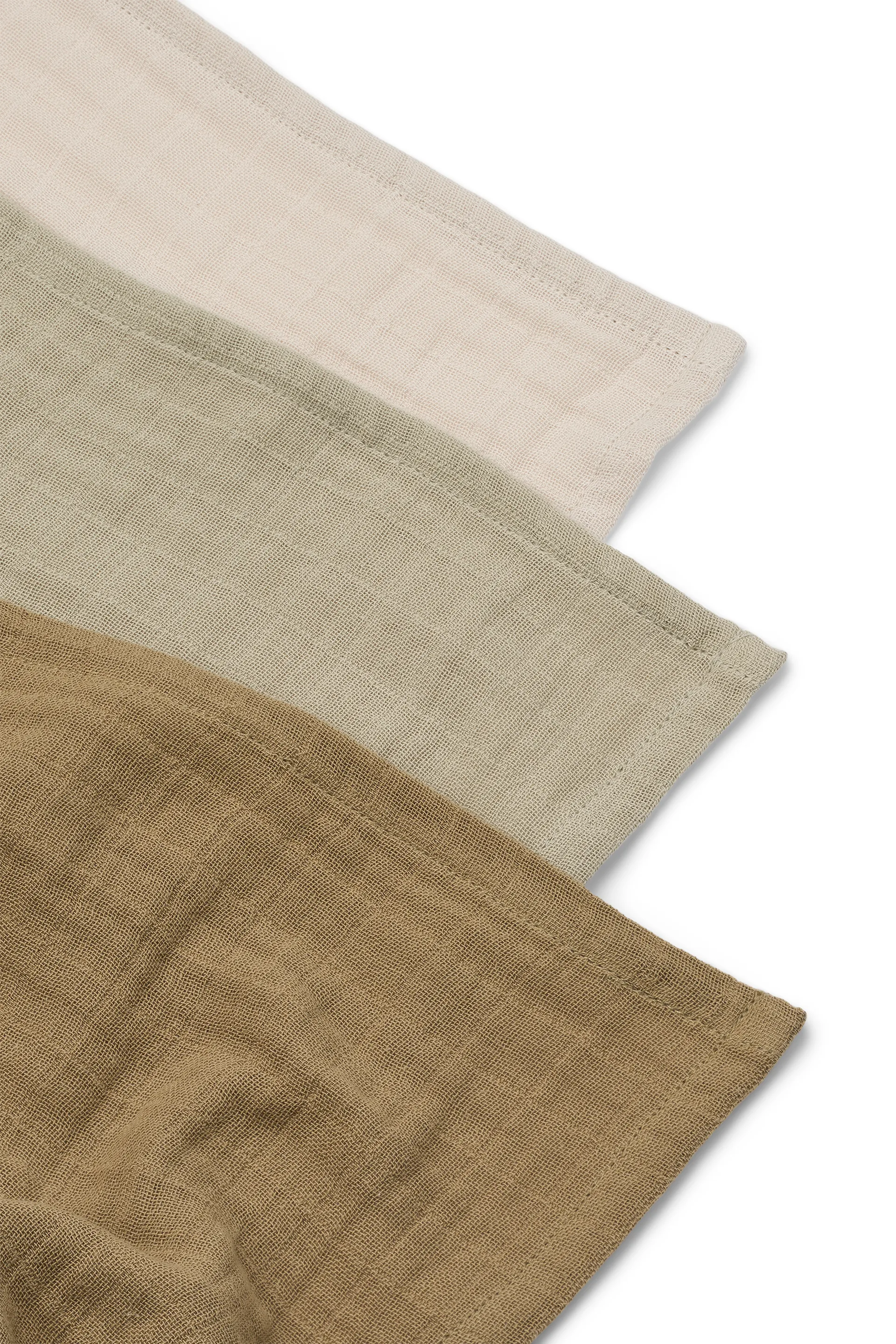 Coperta in mussola Lewis 3 pezzi 65x65 cm, Sandy mix Liewood