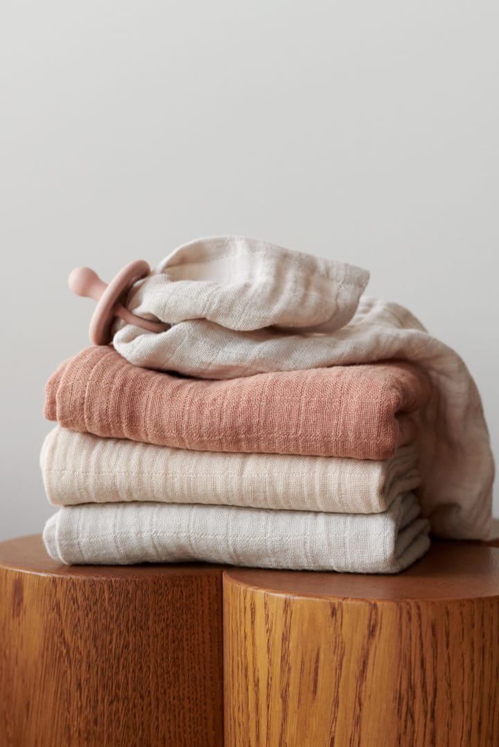 Coperta in mussola Lewis 3 pezzi 65x65 cm, Tuscany rose mix Liewood