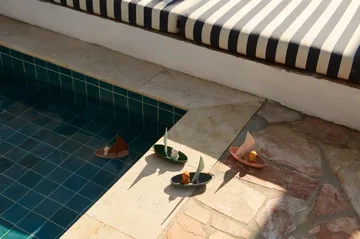 Giocattolo da bagno Ensley barche 2 pezzi - Whale blue multi mix - Liewood