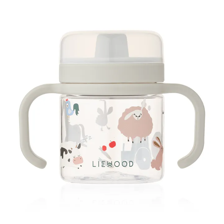 Kylo bicchiere con beccuccio in Tritan - Farmlife-Sandy - Liewood