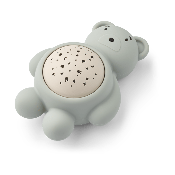 Lampada da notte Manuel bear con proiettore e suoni - Blu colomba - Liewood