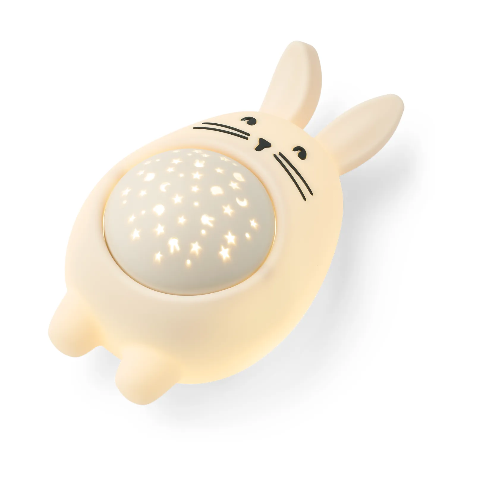 Lampada da notte Manuel rabbit con proiettore e suoni, Sandy Liewood