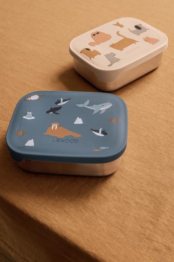 Lunch box Arthur 13,5x17 cm - Arctic Sea-Ocean view - Liewood