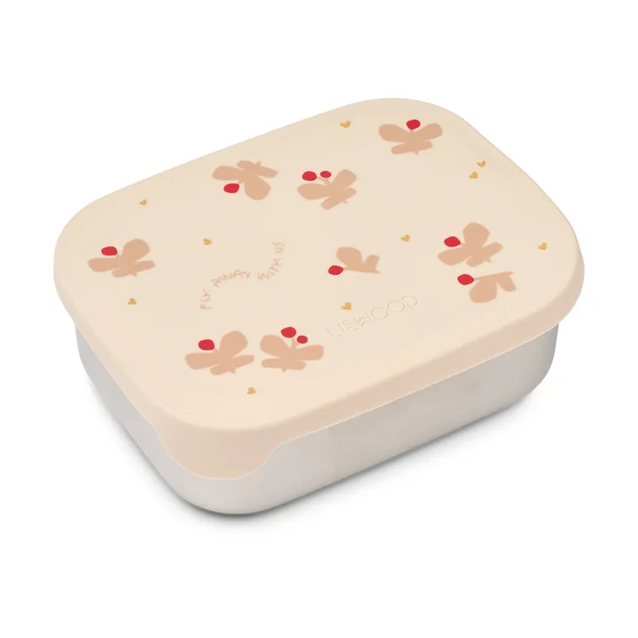 Lunch box Arthur 13,5x17 cm - Butterfly-apple blossom - Liewood