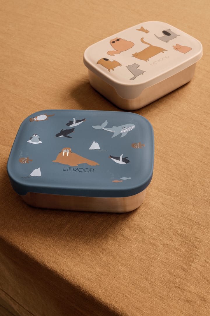 Lunch box Arthur 13,5x17 cm, Cats and Dogs-Sandy Liewood