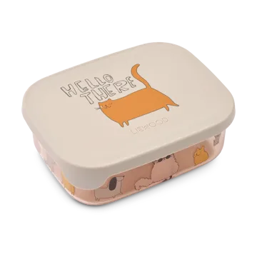 Lunch box Arthur 13,5x17 cm - Cats and Dogs-Sandy - Liewood