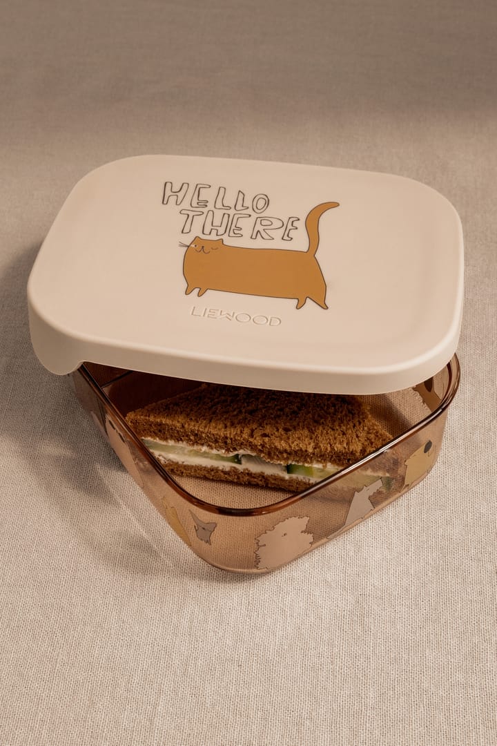 Lunch box Arthur 13,5x17 cm, Cats and Dogs-Sandy Liewood