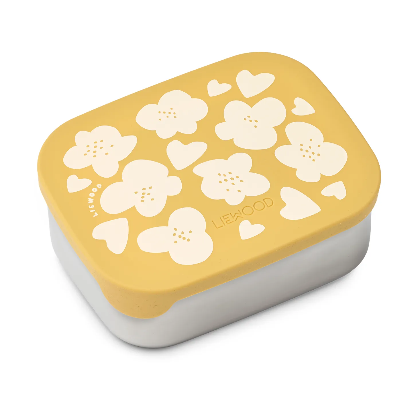 Lunch box Arthur 13,5x17 cm, Flower-lemon yellow Liewood