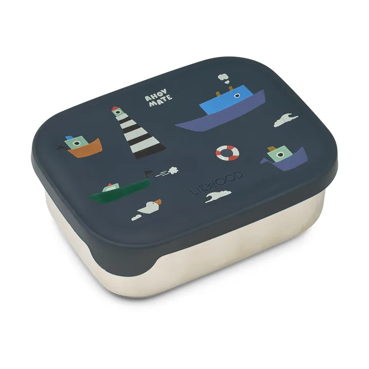 Lunch box Arthur 13,5x17 cm - Sailing-classic navy - Liewood