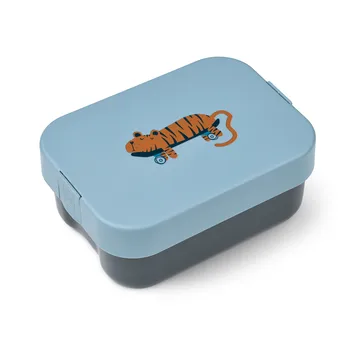 Lunch box Kamil 19,7x14,1 cm - Tiger-beach blue - Liewood