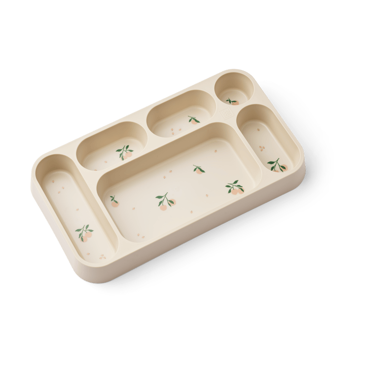 Piatto Mosu con 6 scomparti 17x30 cm - Pesca-Sea shell - Liewood