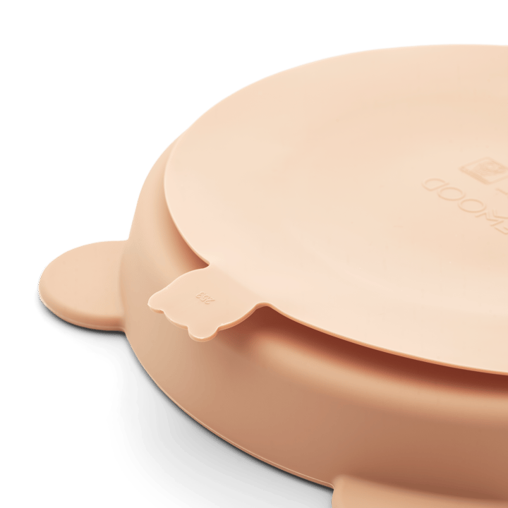 Piatto per bambini diviso Stacy 2 pezzi, Mustard-tuscany rose mix Liewood