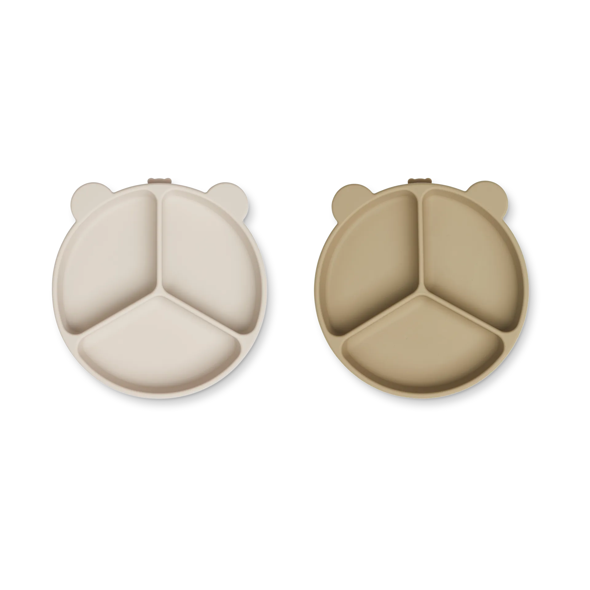 Piatto per bambini diviso Stacy 2 pezzi, Sandy-Oat Liewood