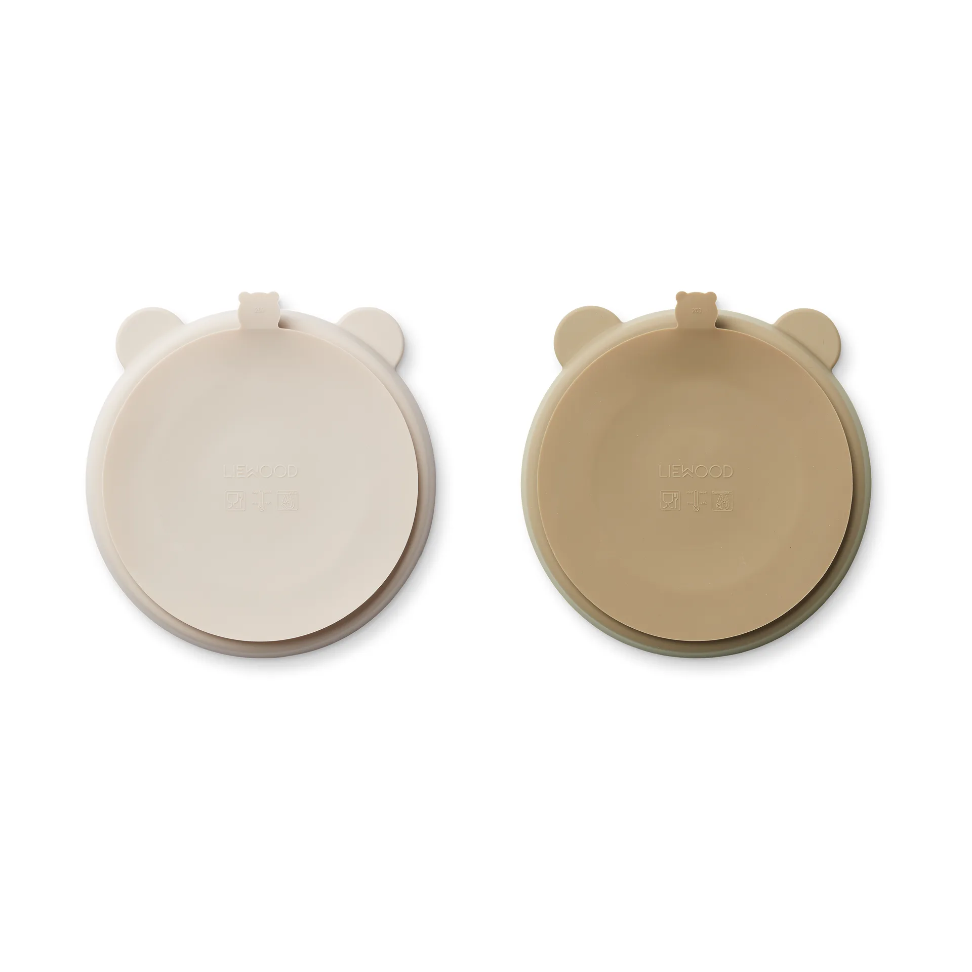 Piatto per bambini diviso Stacy 2 pezzi, Sandy-Oat Liewood