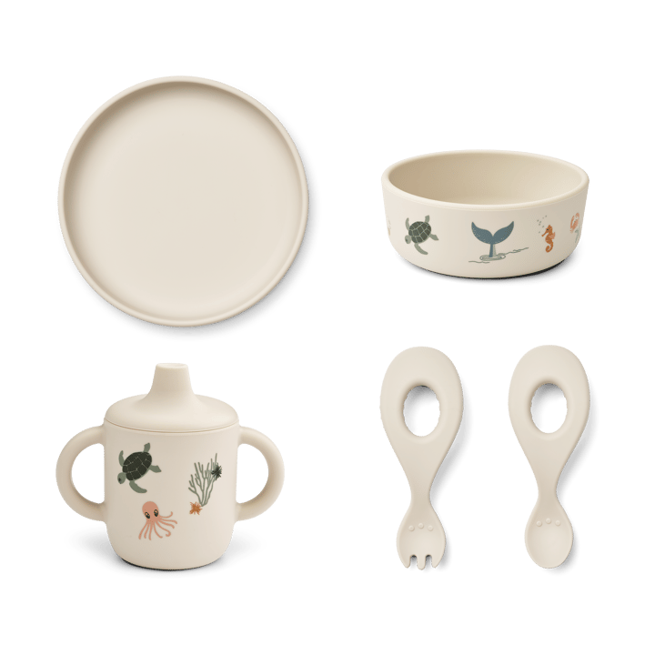Servizio tavola Ryle 5 pezzi, Sea creature-Sandy Liewood