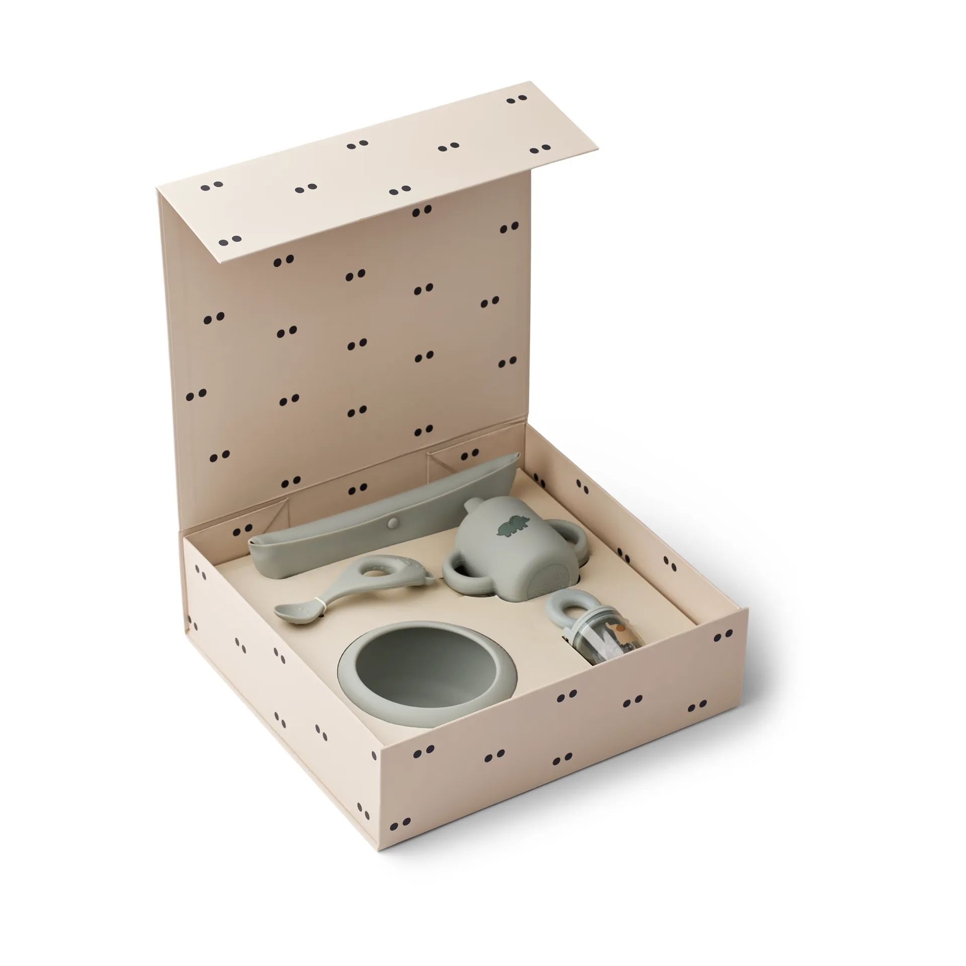 Set da pappa per bambini Mileah, Blu colomba Liewood