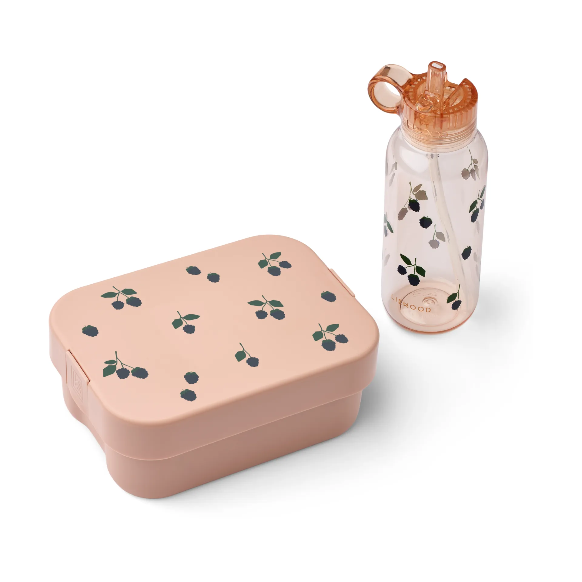 Set da pranzo stampato Chelsey 2 pezzi, Berry-Pale Toscana Liewood