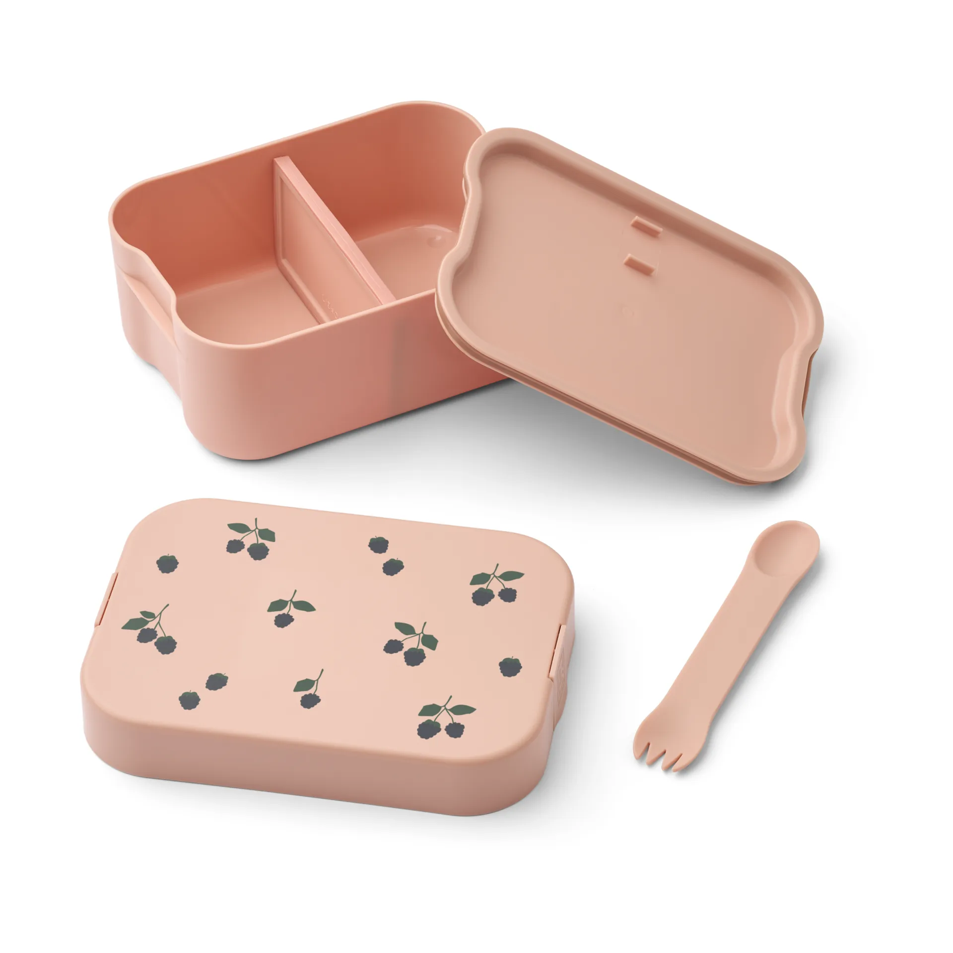 Set da pranzo stampato Chelsey 2 pezzi, Berry-Pale Toscana Liewood