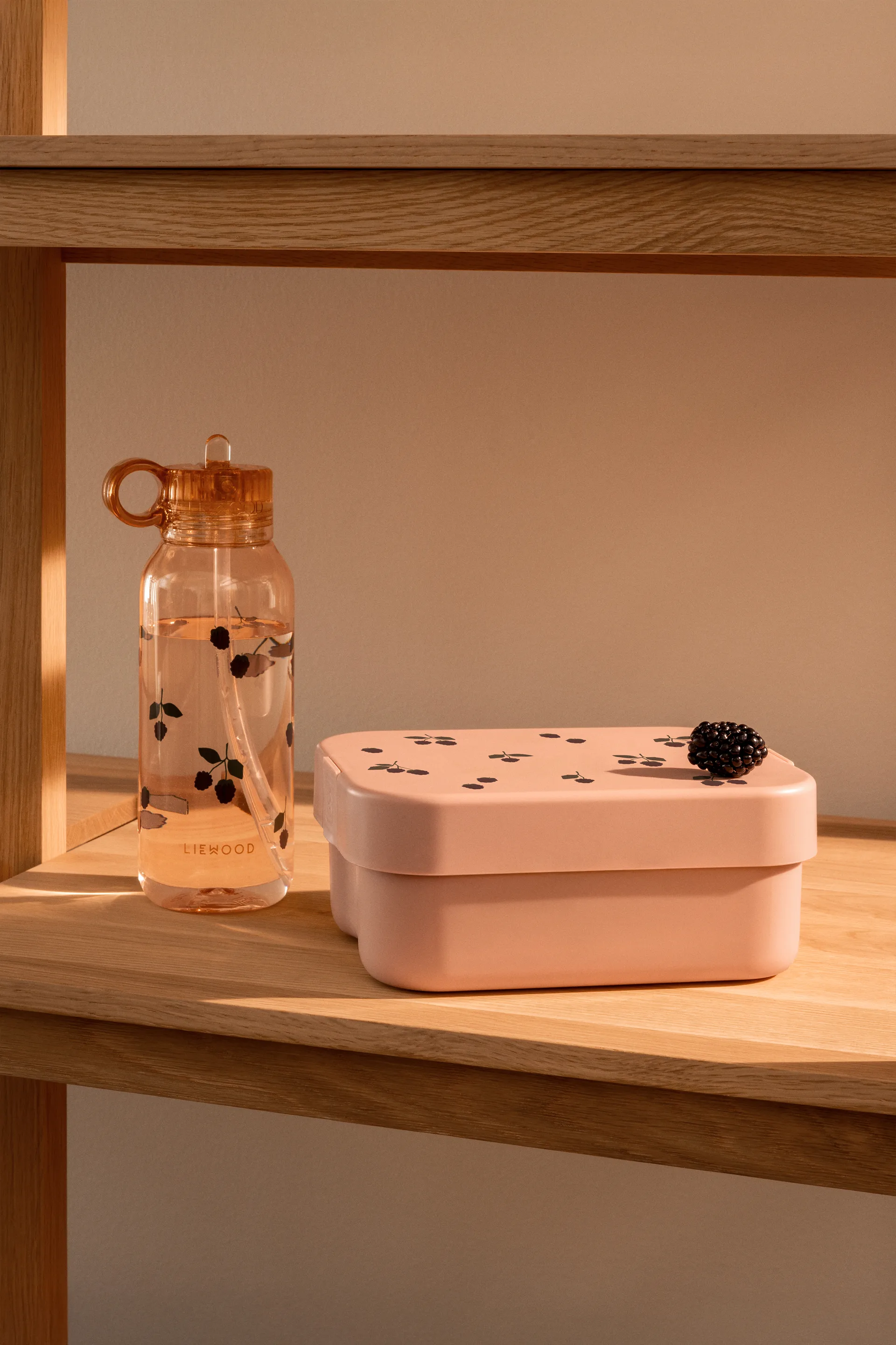 Set da pranzo stampato Chelsey 2 pezzi, Berry-Pale Toscana Liewood