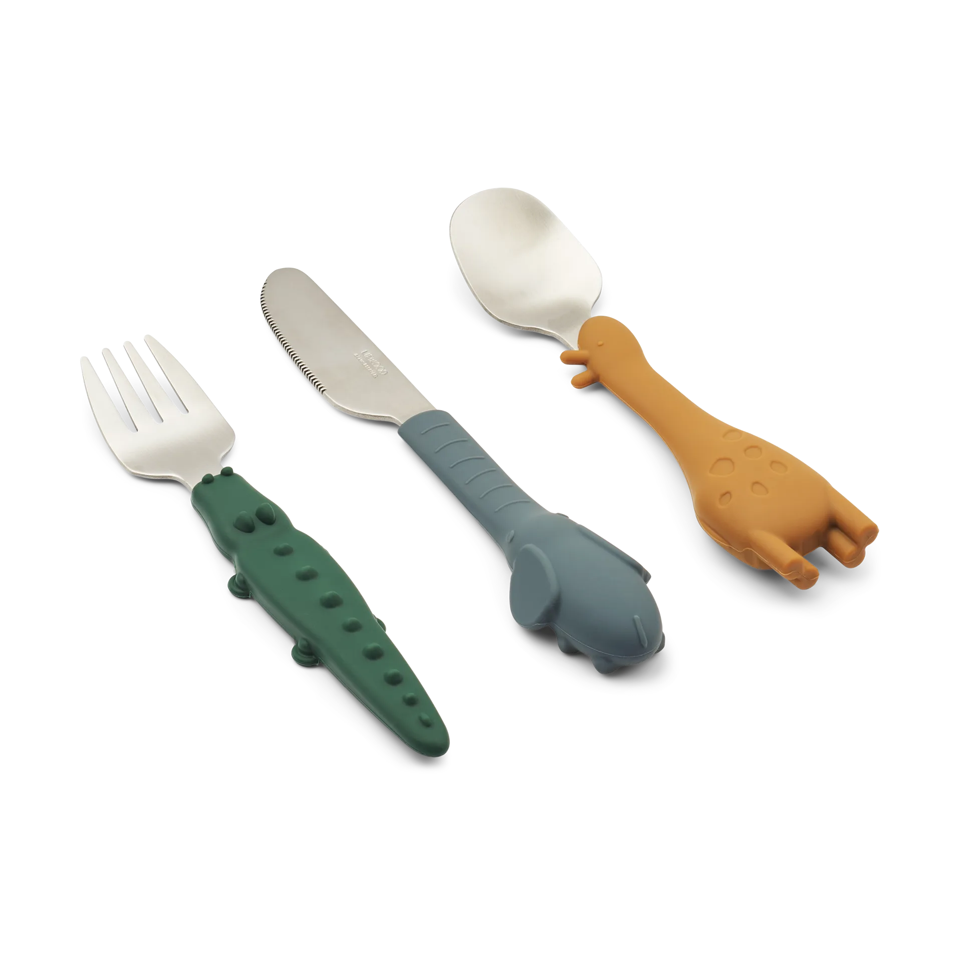 Set di posate Tove all together 3 pezzi, Golden caramel mix Liewood