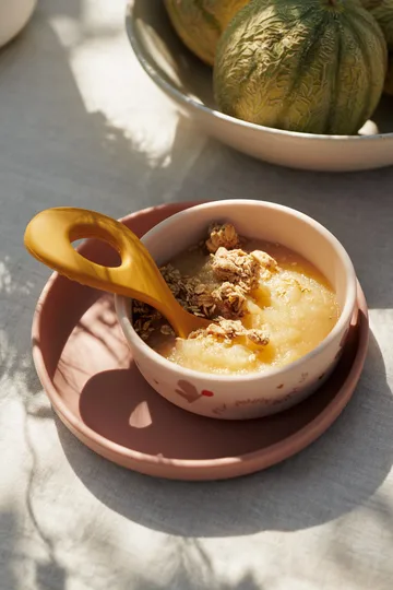 Set di stoviglie Vivi printed 4 pezzi - Butterfly-apple blossom - Liewood