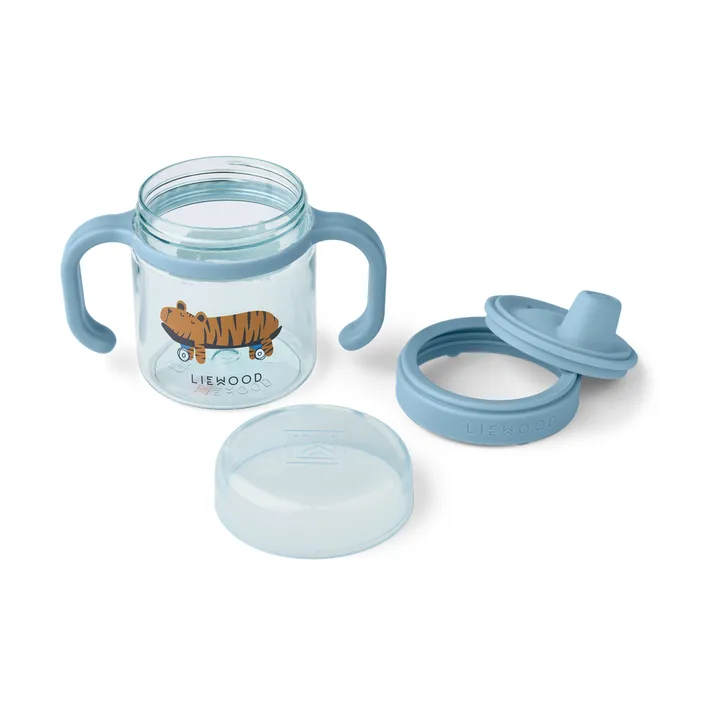 Tazza con beccuccio Kylo 28 cl - Fun-beach blue - Liewood