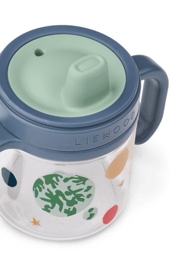 Tazza con beccuccio Kylo 28 cl - Universe-Classic navy - Liewood
