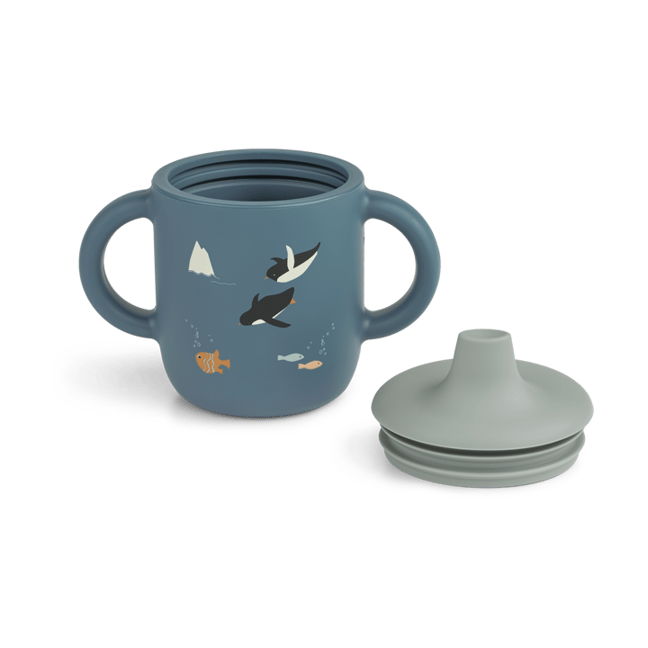 Tazza con beccuccio Neil 15 cl, Arctic Sea-Ocean view Liewood