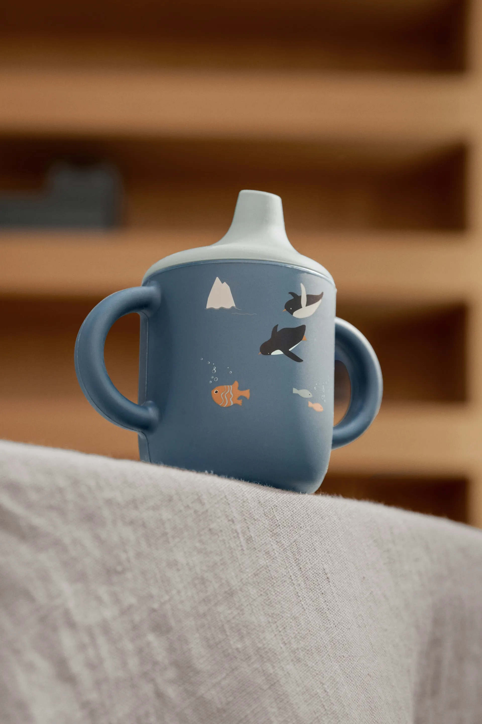 Tazza con beccuccio Neil 15 cl, Arctic Sea-Ocean view Liewood