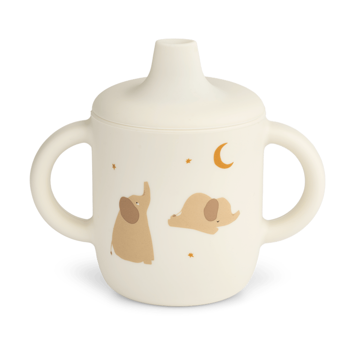 Tazza con beccuccio Neil 15 cl - Elephant-Creme de la creme - Liewood