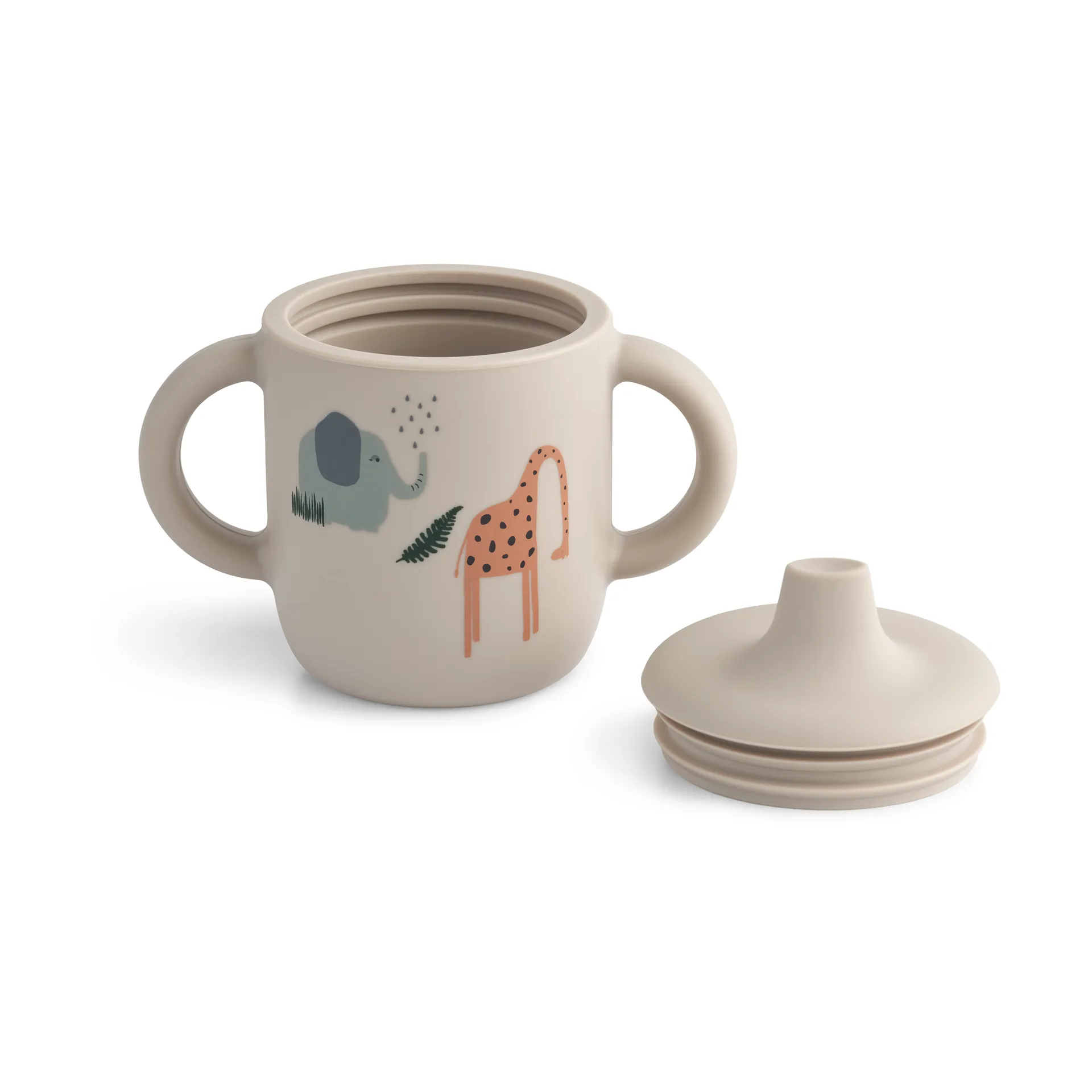 Tazza con beccuccio Neil 15 cl, Safari sandy mix Liewood