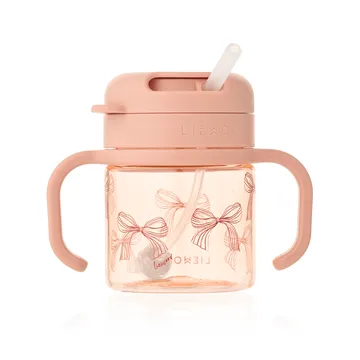 Tazza con cannuccia Kai Tritan - Bows-Pale Tuscany - Liewood